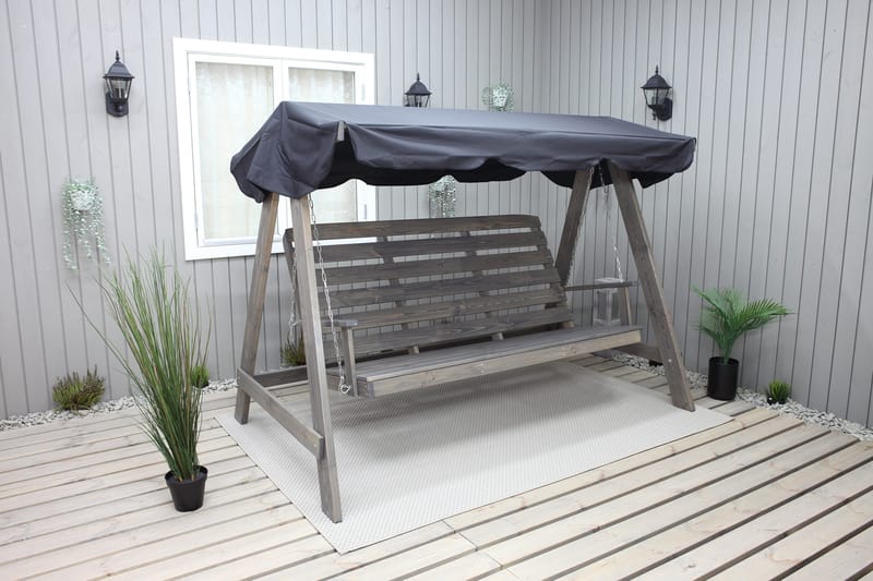 Pelle Riippumatto ilman kattoa - Harmaa - Puutarhakalusteet - Ulkosohva & puutarhapenkki - Pihakeinu & puutarhakeinu