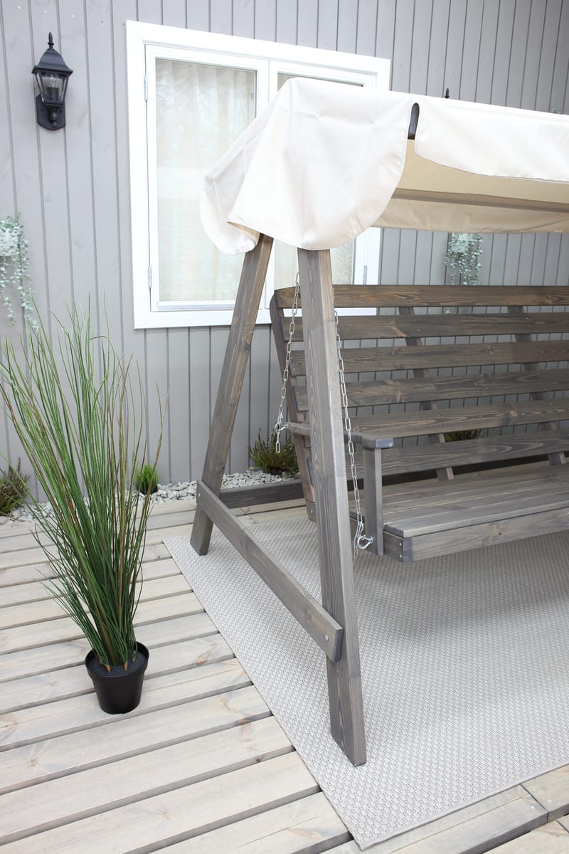 Pelle Riippumatto ilman kattoa - Harmaa - Puutarhakalusteet - Ulkosohva & puutarhapenkki - Pihakeinu & puutarhakeinu