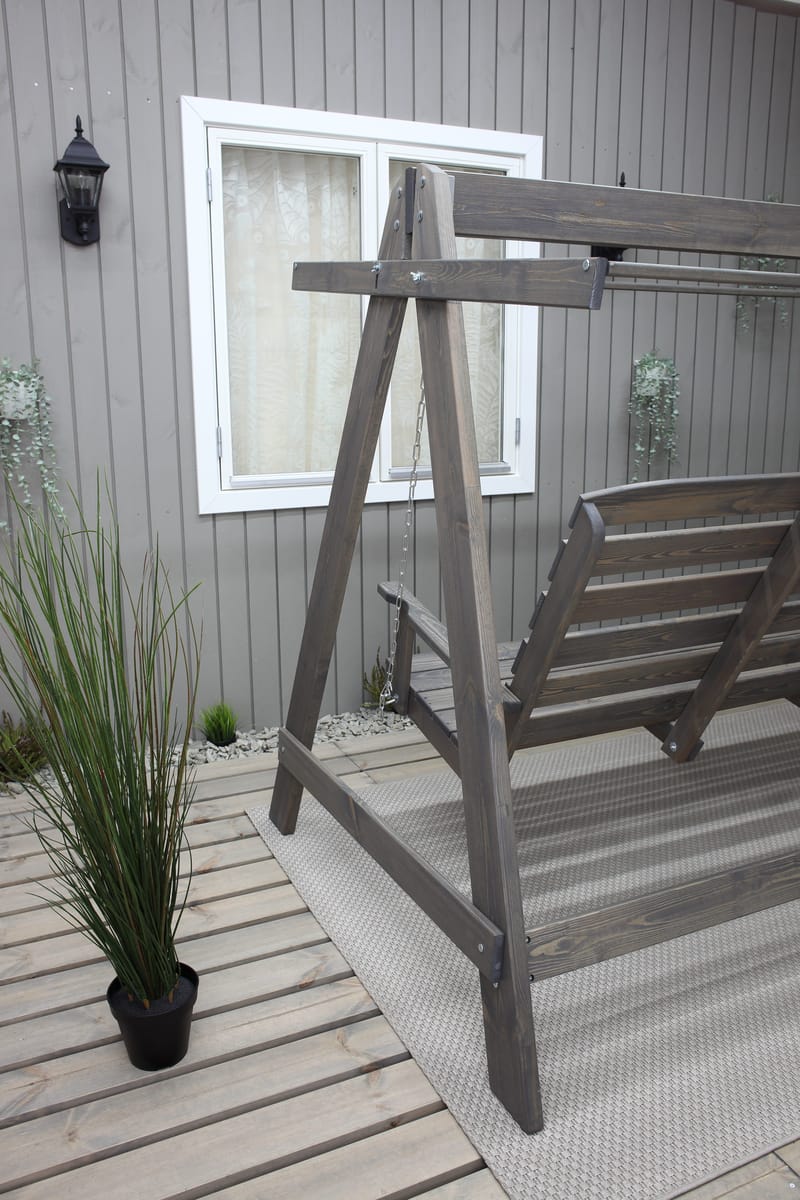 Pelle Riippumatto ilman kattoa - Harmaa - Puutarhakalusteet - Ulkosohva & puutarhapenkki - Pihakeinu & puutarhakeinu