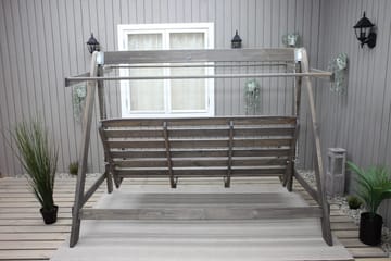 Pelle Riippumatto ilman kattoa - Harmaa - Puutarhakalusteet - Ulkosohva & puutarhapenkki - Pihakeinu & puutarhakeinu
