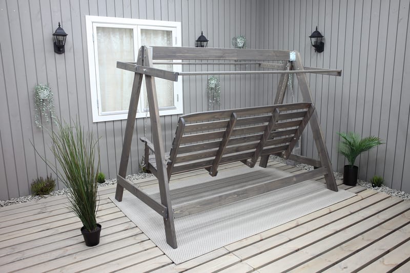 Pelle Riippumatto ilman kattoa - Harmaa - Puutarhakalusteet - Ulkosohva & puutarhapenkki - Pihakeinu & puutarhakeinu