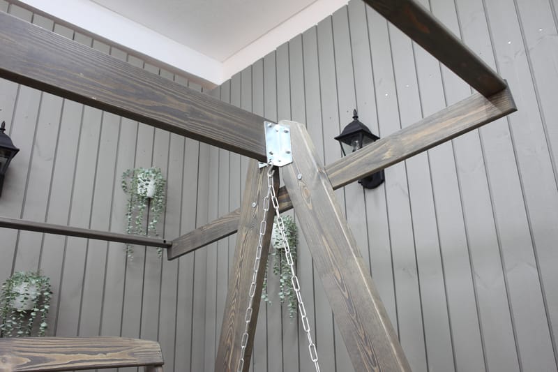 Pelle Riippumatto ilman kattoa - Harmaa - Puutarhakalusteet - Ulkosohva & puutarhapenkki - Pihakeinu & puutarhakeinu