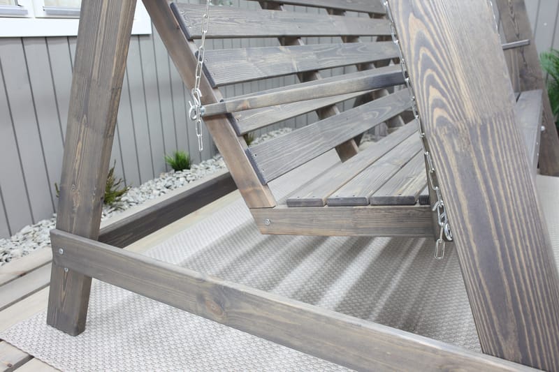 Pelle Riippumatto ilman kattoa - Harmaa - Puutarhakalusteet - Ulkosohva & puutarhapenkki - Pihakeinu & puutarhakeinu