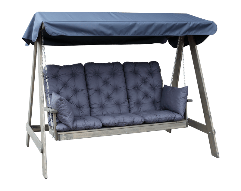 Pelle Riippumatto ilman kattoa - Harmaa - Puutarhakalusteet - Ulkosohva & puutarhapenkki - Pihakeinu & puutarhakeinu