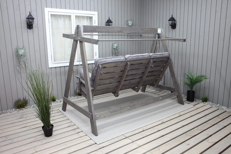 Pelle Riippumatto ilman kattoa - Harmaa - Puutarhakalusteet - Ulkosohva & puutarhapenkki - Pihakeinu & puutarhakeinu