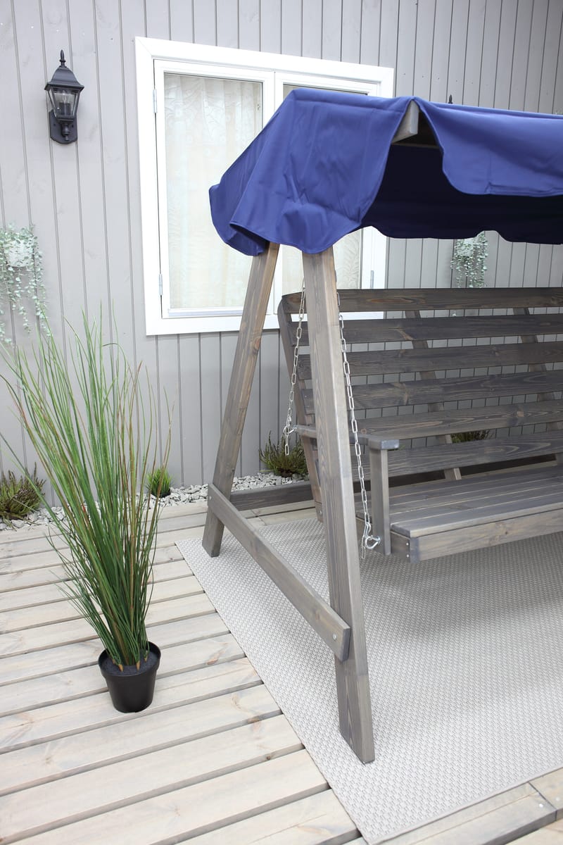 Pelle Riippumatto ilman kattoa - Harmaa - Puutarhakalusteet - Ulkosohva & puutarhapenkki - Pihakeinu & puutarhakeinu