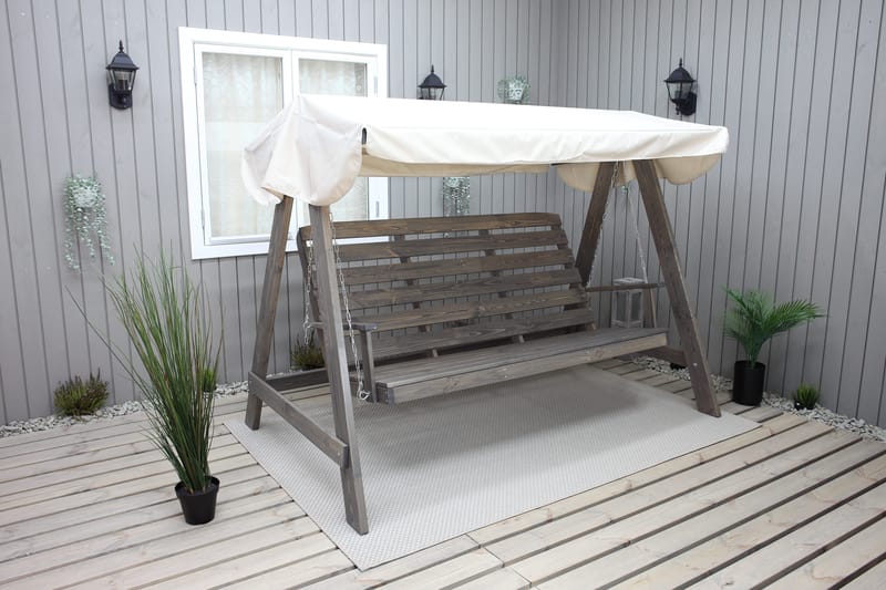 Pelle Riippumatto ilman kattoa - Harmaa - Puutarhakalusteet - Ulkosohva & puutarhapenkki - Pihakeinu & puutarhakeinu