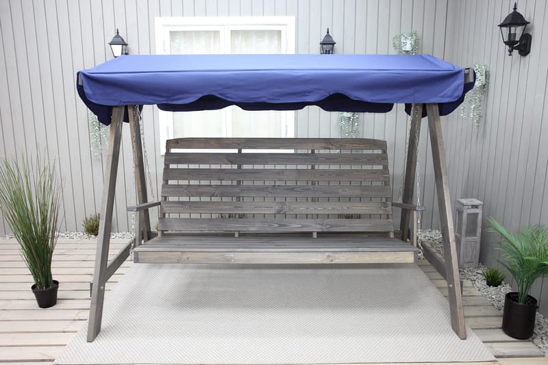 Pelle Riippumatto ilman kattoa - Harmaa - Puutarhakalusteet - Ulkosohva & puutarhapenkki - Pihakeinu & puutarhakeinu