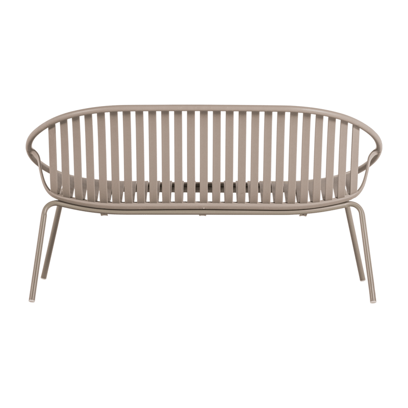 Penkki Bruce 134 cm ulkokäyttöön - Hiekka - Puutarhakalusteet - Ulkosohva & puutarhapenkki - Puutarhapenkki & ulkopenkki