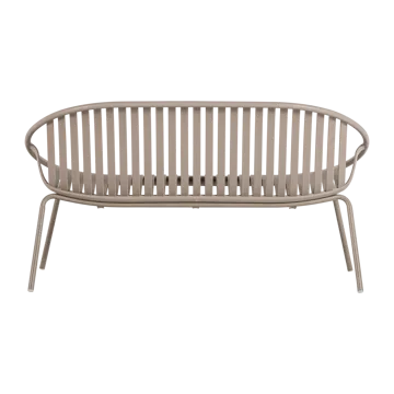 Penkki Bruce 134 cm ulkokäyttöön - Hiekka - Puutarhakalusteet - Ulkosohva & puutarhapenkki - Puutarhapenkki & ulkopenkki