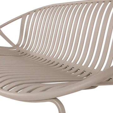Penkki Bruce 134 cm ulkokäyttöön - Hiekka - Puutarhakalusteet - Ulkosohva & puutarhapenkki - Puutarhapenkki & ulkopenkki