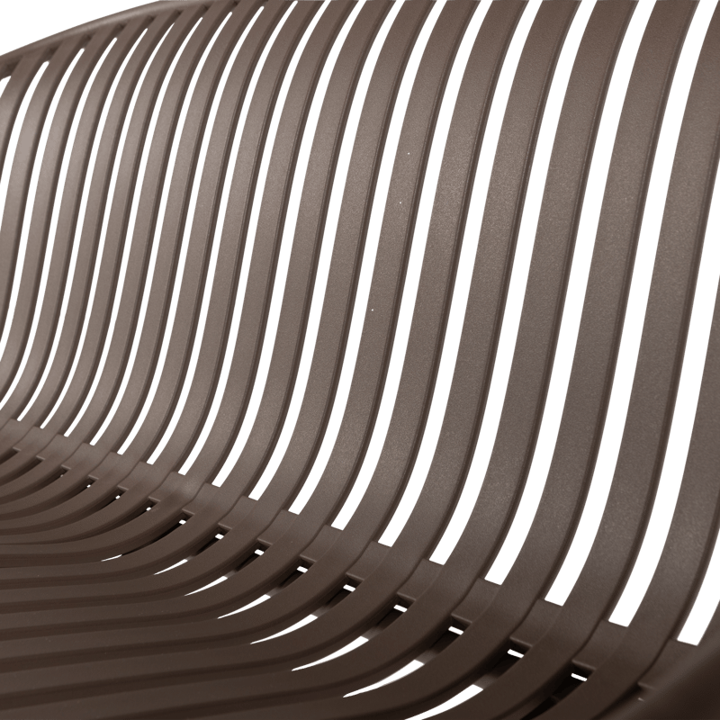Penkki Bruce 134 cm ulkokäyttöön - Lila/Ruskea - Puutarhakalusteet - Ulkosohva & puutarhapenkki - Puutarhapenkki & ulkopenkki