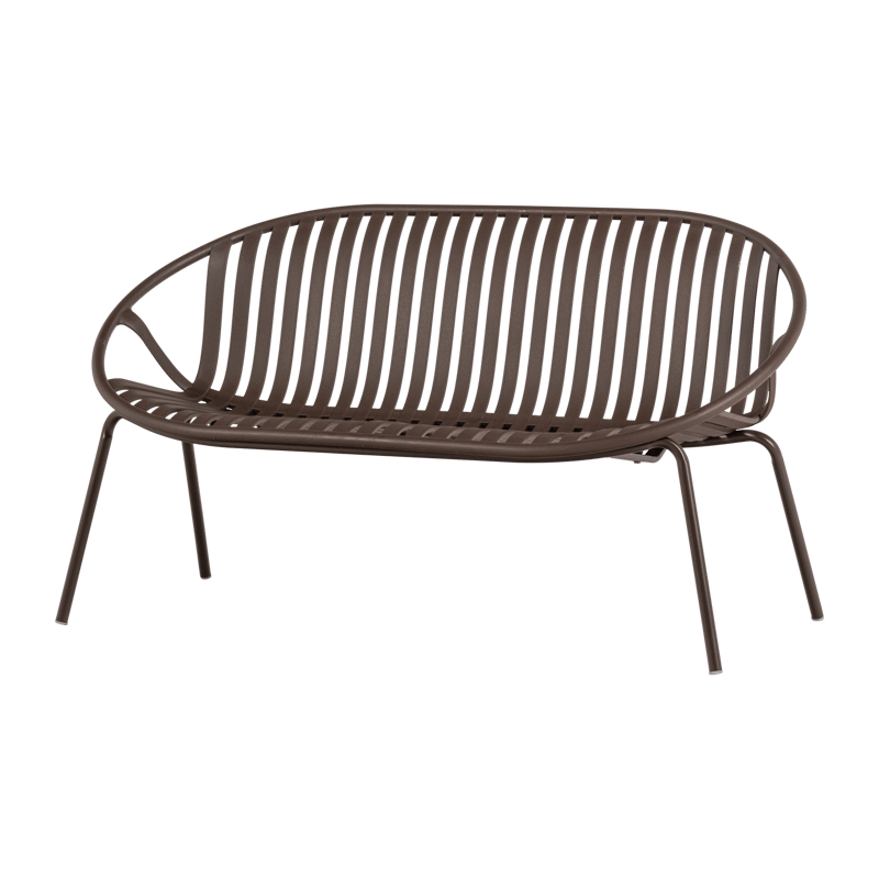 Penkki Bruce 134 cm ulkokäyttöön, Lila/Ruskea