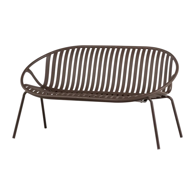 Penkki Bruce 134 cm ulkokäyttöön, Lila/Ruskea