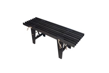 Penkki EcoFurn Ecopenkki 120 cm Al Musta Öljytty
