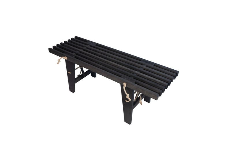 Penkki EcoFurn Ecopenkki 120 cm Al Musta Öljytty - Al Musta Öljytty - Puutarhakalusteet - Ulkosohva & puutarhapenkki - Puutarhapenkki & ulkopenkki