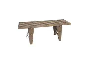 Penkki EcoFurn Ecopenkki 120 cm Tuhka Harmaa Öljytty