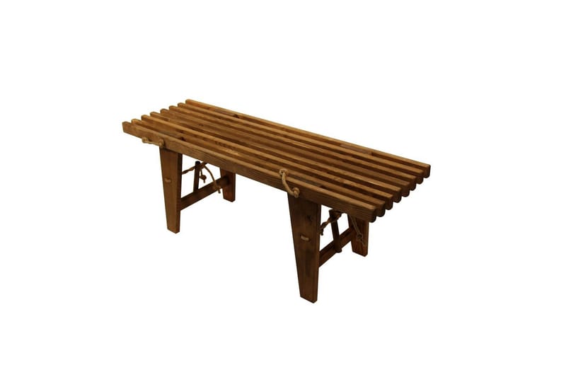 Penkki EcoFurn Ecopenkki 120 cm Tuhka Ruskea Öljytty - Tuhka Ruskea Öljytty - Puutarhakalusteet - Ulkosohva & puutarhapenkki - Puutarhapenkki & ulkopenkki