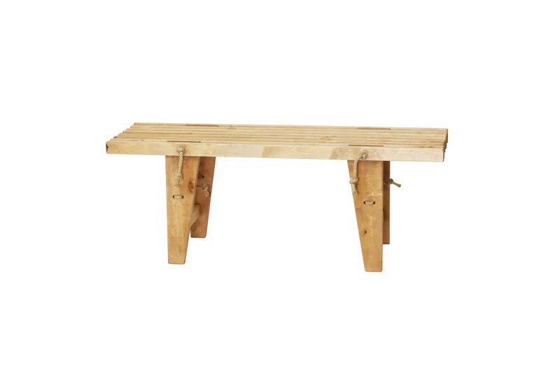 Penkki Hillerstorp Ecopenkki 120 cm - Koivu öljytty vaaleanruskea - Puutarhakalusteet - Ulkosohva & puutarhapenkki - Puutarhapenkki & ulkopenkki