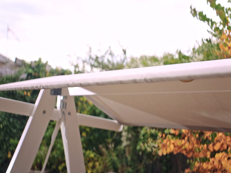 Puutarhakeinu Hillerstorp Aspö - Valkoinen - Puutarhakalusteet - Ulkosohva & puutarhapenkki - Pihakeinu & puutarhakeinu