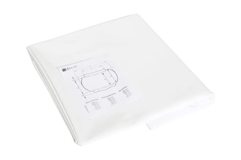 Katos De Luxe/Suvi Keinuun Valkoinen - Varax - Puutarhakalusteet - Ulkosohva & puutarhapenkki - Pihakeinu & puutarhakeinu - Pihakeinun katos