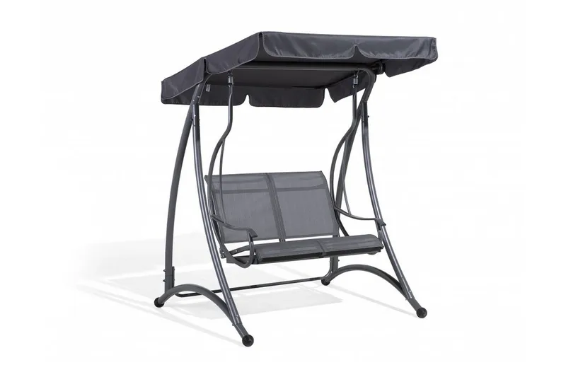 Keinu Tesero 146 cm - Harmaa - Puutarhakalusteet - Ulkosohva & puutarhapenkki - Pihakeinu & puutarhakeinu