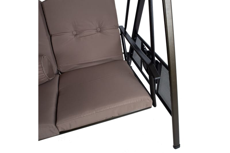 Puutarhakeinu Franco Ruskea - Puutarhakalusteet - Ulkosohva & puutarhapenkki - Pihakeinu & puutarhakeinu