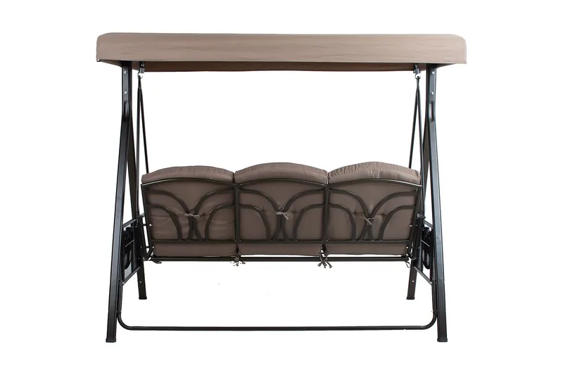 Puutarhakeinu Franco Ruskea - Puutarhakalusteet - Ulkosohva & puutarhapenkki - Pihakeinu & puutarhakeinu