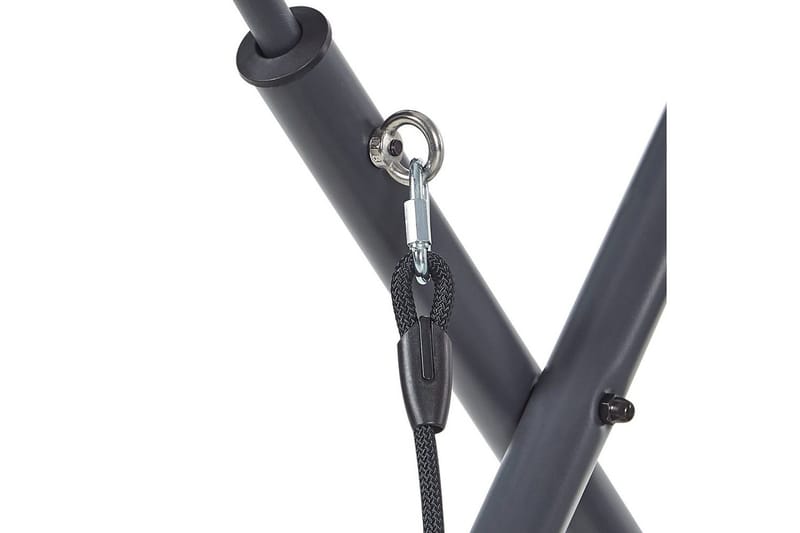 Puutarhakeinu Solagna - Vaaleanharmaa, 114x117x182 cm - Puutarhakalusteet - Ulkosohva & puutarhapenkki - Pihakeinu & puutarhakeinu - Riippusohva