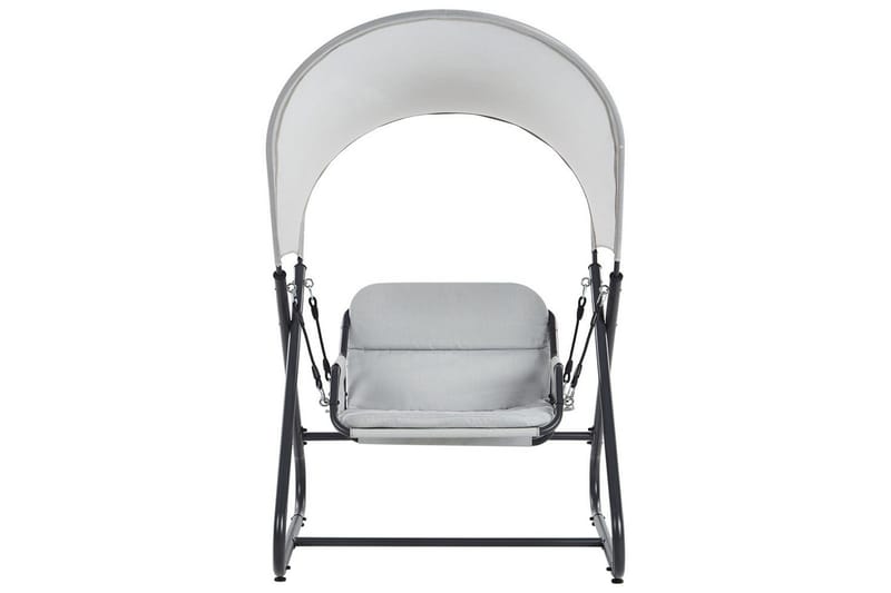 Puutarhakeinu Solagna - Vaaleanharmaa, 114x117x182 cm - Puutarhakalusteet - Ulkosohva & puutarhapenkki - Pihakeinu & puutarhakeinu - Riippusohva