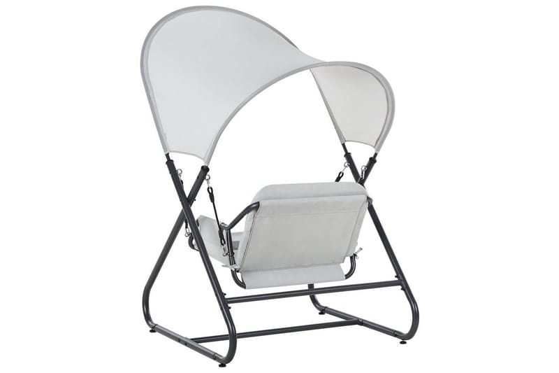 Puutarhakeinu Solagna - Vaaleanharmaa, 114x117x182 cm - Puutarhakalusteet - Ulkosohva & puutarhapenkki - Pihakeinu & puutarhakeinu - Riippusohva