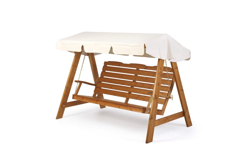 Puutarhakeinun katos Hillerstorp Dalom Slöinge - Beige - Puutarhakalusteet - Ulkosohva & puutarhapenkki - Pihakeinu & puutarhakeinu - Pihakeinun katos