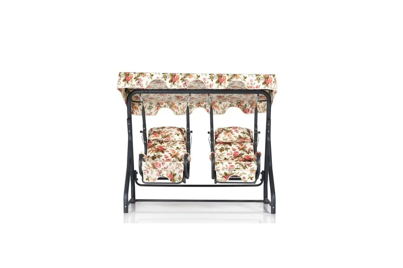 Puutarhan kaksinkertainen keinutuoli Bhika Monivärinen, Monivärinen