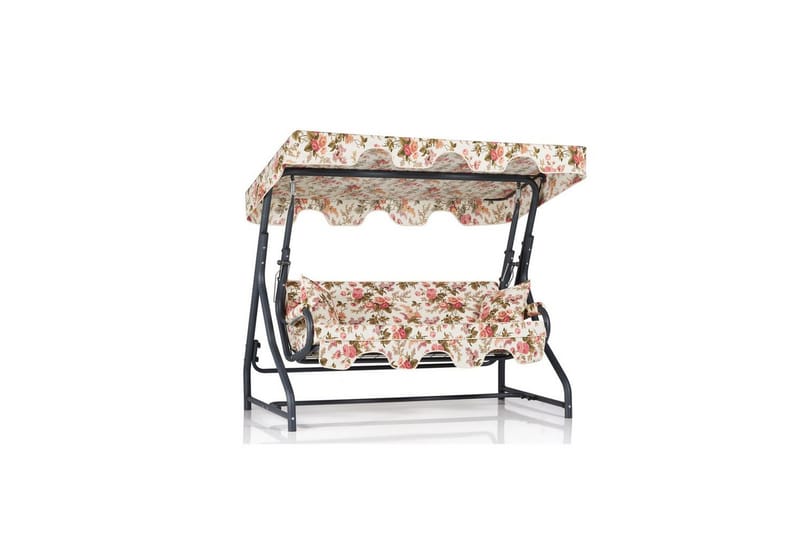 Puutarhan kolmoiskeinutuoli Colomieuan Flow, Monivärinen