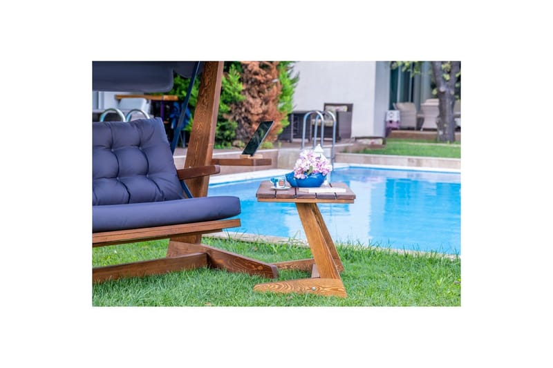 Puutarhan kolmoiskeinutuoli Viva Antrasiitti - Antrasiitti, 237 x 100 x 175 cm - Puutarhakalusteet - Ulkosohva & puutarhapenkki - Pihakeinu & puutarhakeinu - Riippusohva