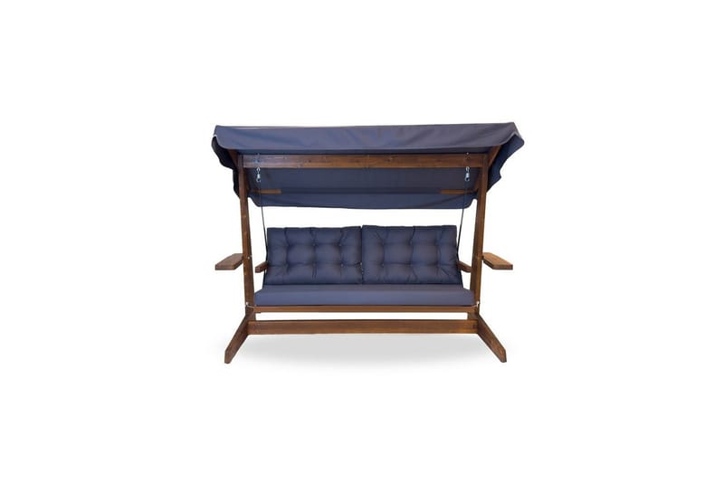 Puutarhan kolmoiskeinutuoli Viva Antrasiitti - Antrasiitti, 237 x 100 x 175 cm - Puutarhakalusteet - Ulkosohva & puutarhapenkki - Pihakeinu & puutarhakeinu - Riippusohva