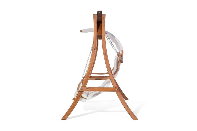 Riippusohva Aprilia 202 cm - Valkoinen - Puutarhakalusteet - Ulkosohva & puutarhapenkki - Pihakeinu & puutarhakeinu - Riippusohva