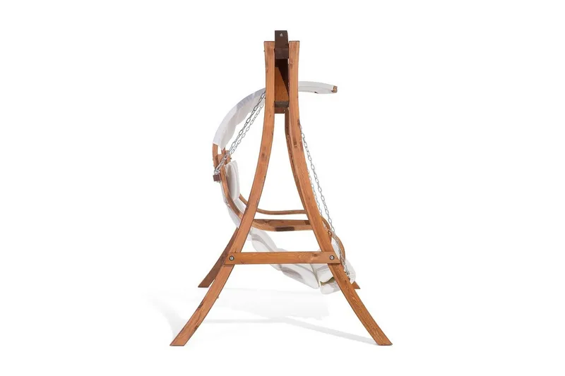 Riippusohva Aprilia 202 cm - Valkoinen - Puutarhakalusteet - Ulkosohva & puutarhapenkki - Pihakeinu & puutarhakeinu - Riippusohva