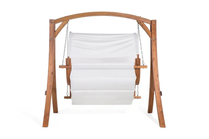 Riippusohva Aprilia 202 cm - Valkoinen - Puutarhakalusteet - Ulkosohva & puutarhapenkki - Pihakeinu & puutarhakeinu - Riippusohva