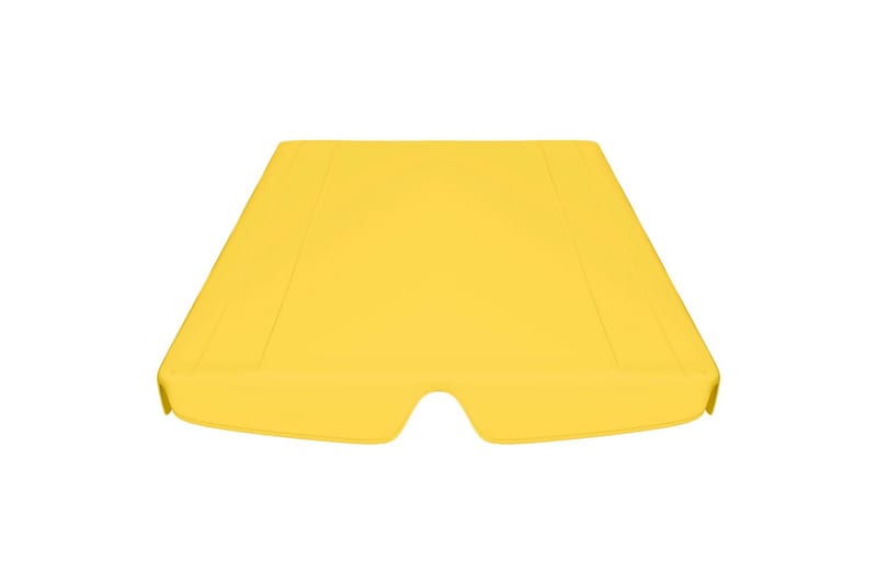 Vaihtokatos puutarhakeinuun keltainen 226x186 cm 270 g/m² - Keltainen - Puutarhakalusteet - Ulkosohva & puutarhapenkki - Pihakeinu & puutarhakeinu - Pihakeinun katos