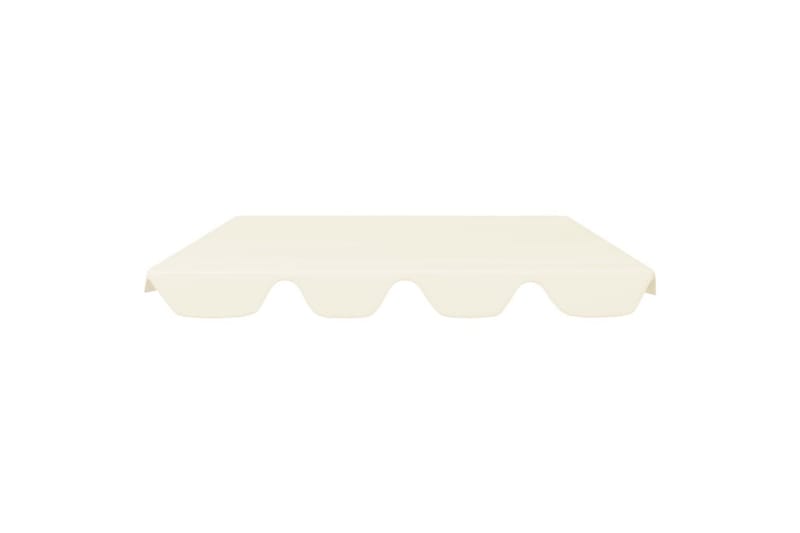 Vaihtokatos puutarhakeinuun kerma 226x186 cm 270 g/m² - Kerma - Puutarhakalusteet - Ulkosohva & puutarhapenkki - Pihakeinu & puutarhakeinu - Pihakeinun katos