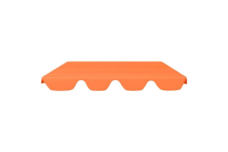 Vaihtokatos puutarhakeinuun oranssi 226x186 cm 270 g/m² - Oranssi - Puutarhakalusteet - Ulkosohva & puutarhapenkki - Pihakeinu & puutarhakeinu - Pihakeinun katos