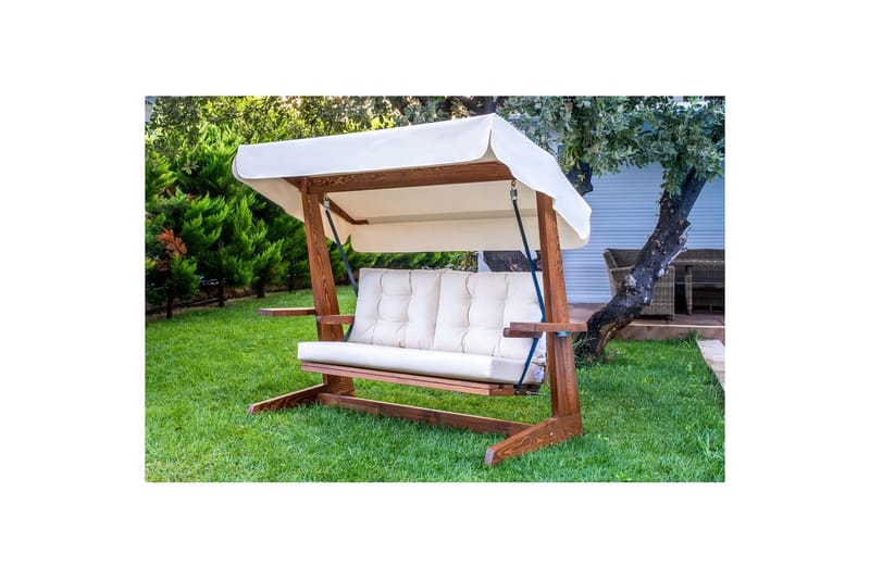 Viva Outdoor Riippusohva 2 Istuttava - Beige - Puutarhakalusteet - Ulkosohva & puutarhapenkki - Pihakeinu & puutarhakeinu - Riippusohva