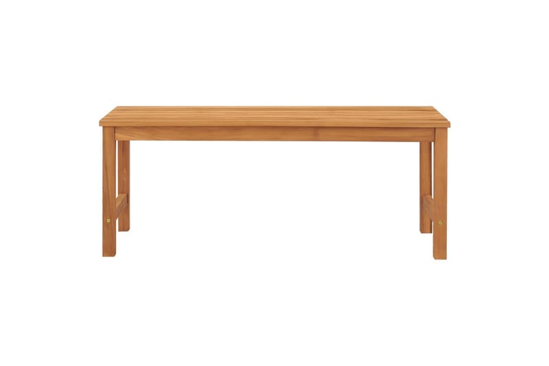 Puutarhapenkki 114 cm täysi tiikki - Puutarhakalusteet - Ulkosohva & puutarhapenkki - Puutarhapenkki & ulkopenkki