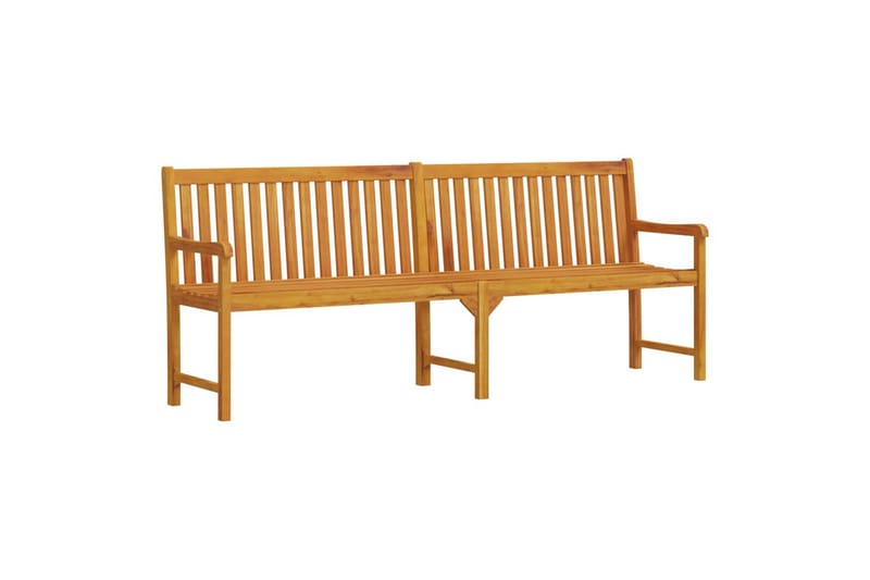 Puutarhapenkki 219 cm täysi akaasiapuu - Ruskea - Puutarhakalusteet - Ulkosohva & puutarhapenkki - Puutarhapenkki & ulkopenkki
