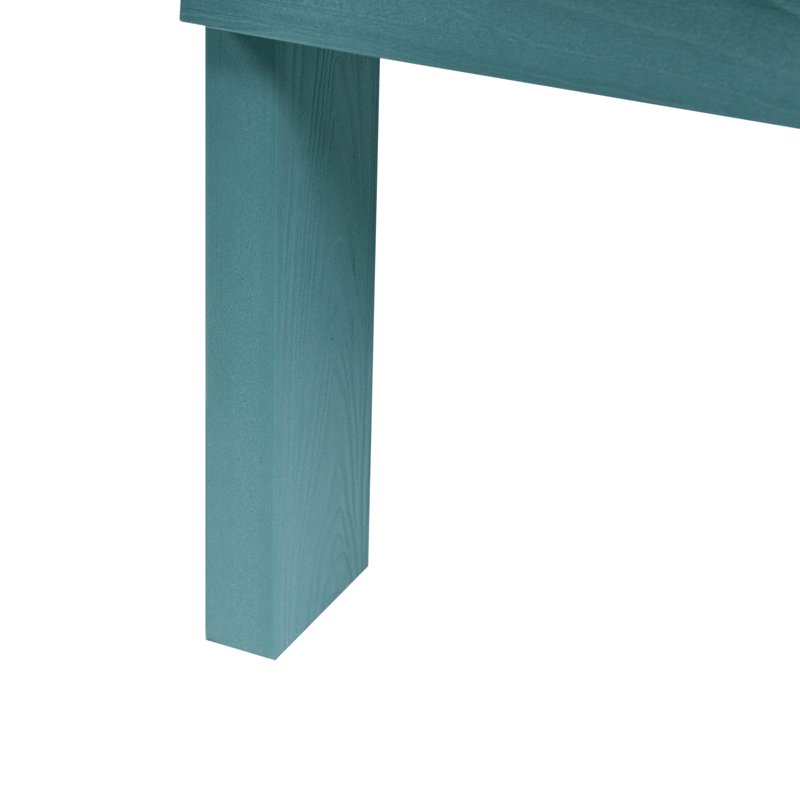 Puutarhapenkki Adirondack 125 cm - Sininen - Puutarhakalusteet - Ulkosohva & puutarhapenkki - Puutarhapenkki & ulkopenkki