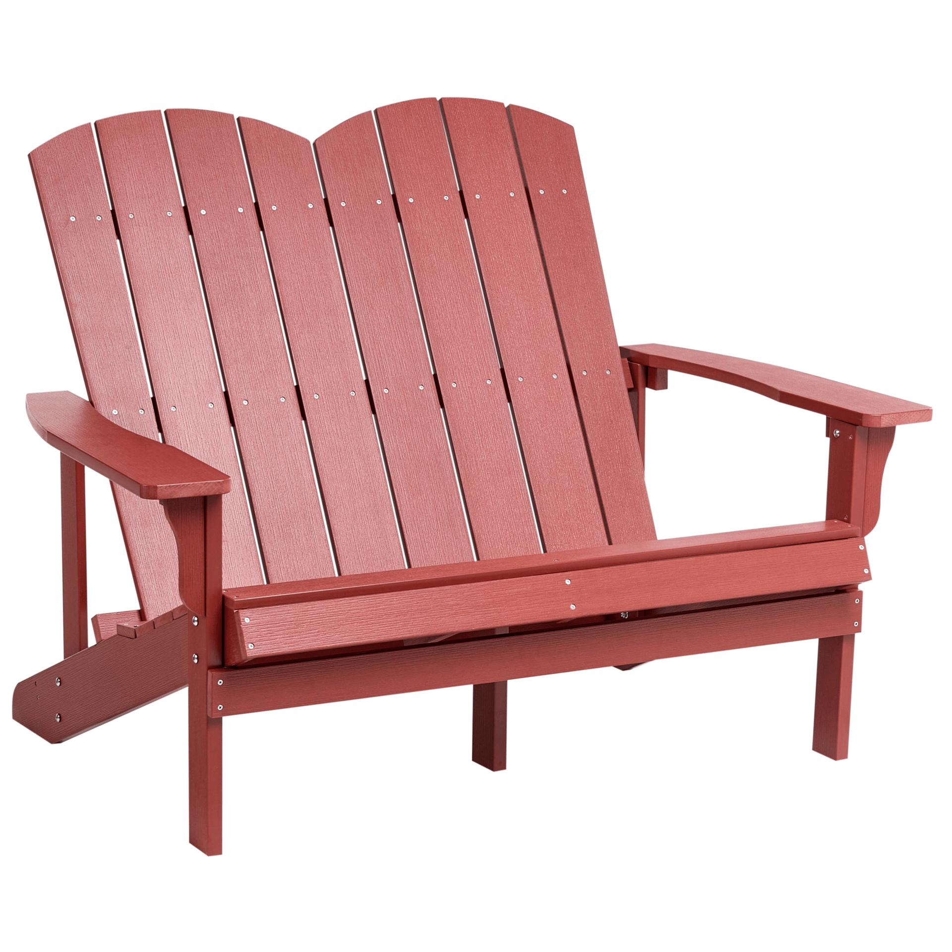 Puutarhapenkki Adirondack 125 cm - Punainen