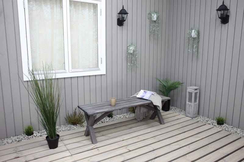 Istuinpenkki Scottsdale 140 cm Shabby Chic - Puutarhakalusteet - Ulkosohva & puutarhapenkki - Puutarhapenkki & ulkopenkki