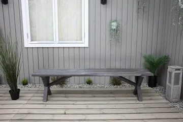 Istuinpenkki Scottsdale 180 cm Shabby Chic - Puutarhakalusteet - Ulkosohva & puutarhapenkki - Puutarhapenkki & ulkopenkki