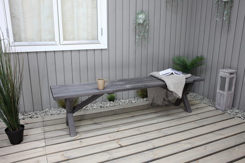 Istuinpenkki Scottsdale 180 cm Shabby Chic - Puutarhakalusteet - Ulkosohva & puutarhapenkki - Puutarhapenkki & ulkopenkki